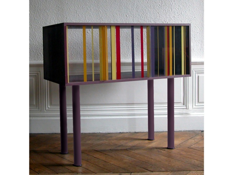 vitrine sérigraphiée