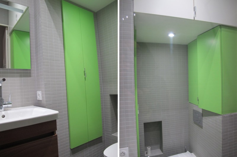 Salle de bain optimisée