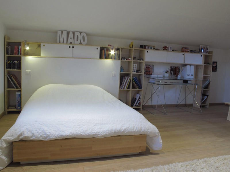 Chambre d'adolescent.