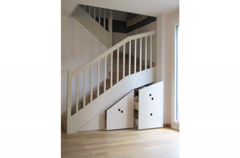 agencement sur mesure dessiné par l'architecte d'intérieur