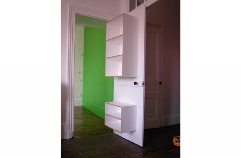 Rangements sur porte