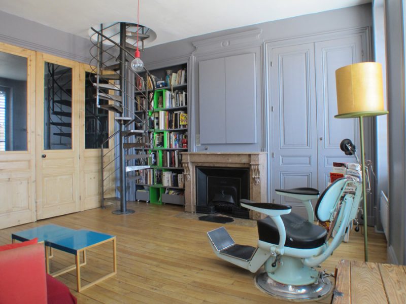 salon bibliothèque