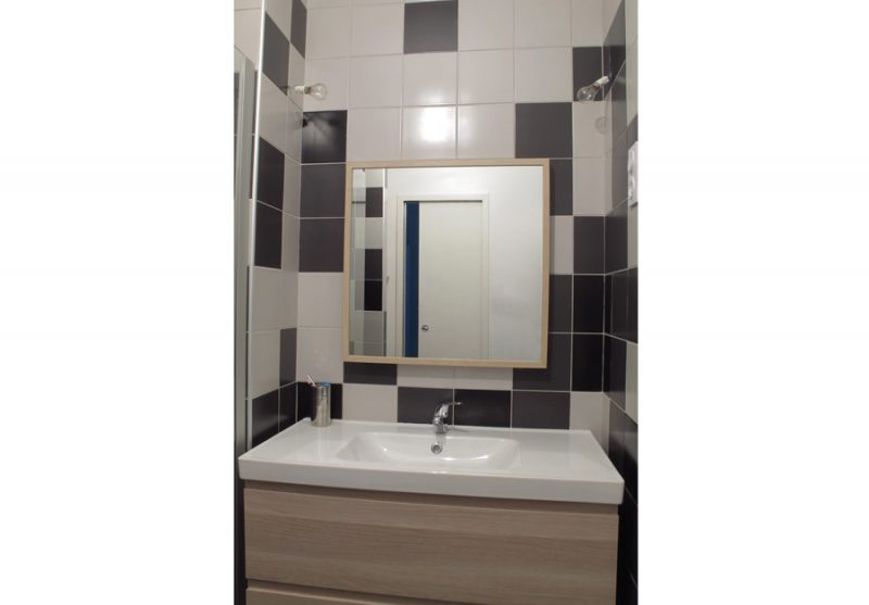 meuble vasque en chêne clair