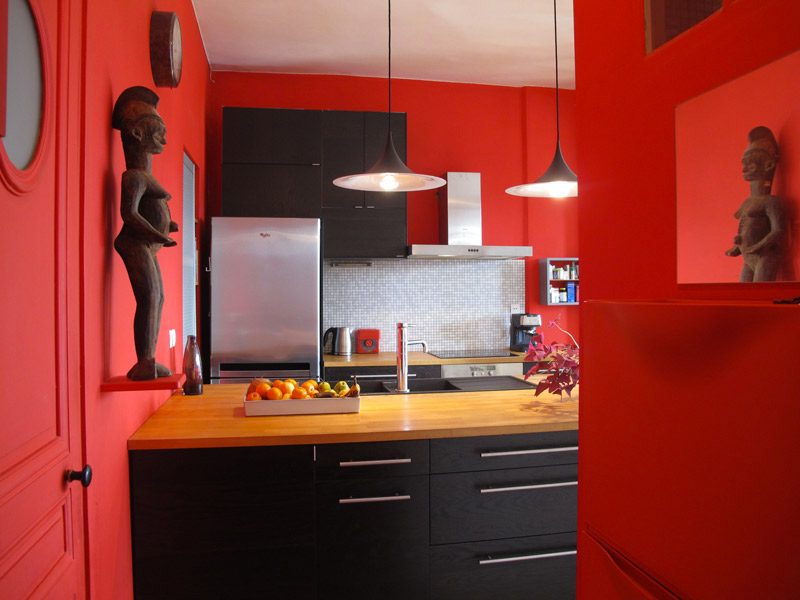 Cuisine moderne et chaleureuse