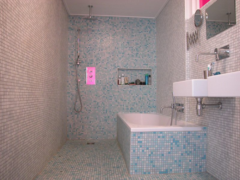 Salle de bain en mosaïque