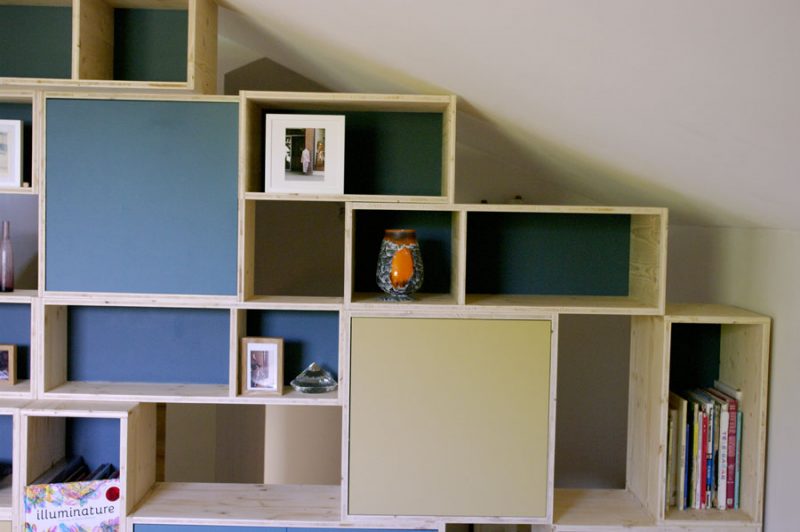 bibliothèque mur