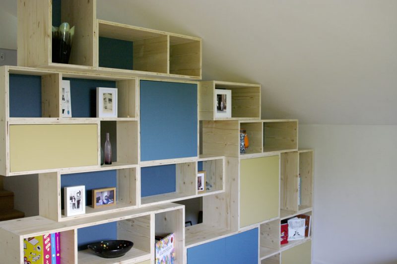 bibliothèque mur