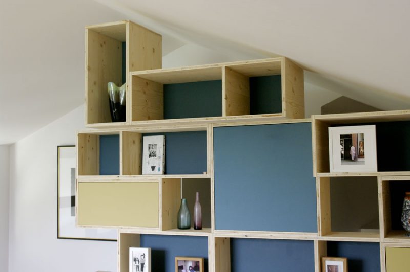 bibliothèque mur