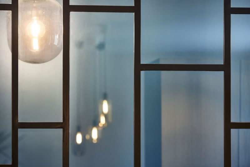 détail de la verrière sur mesure