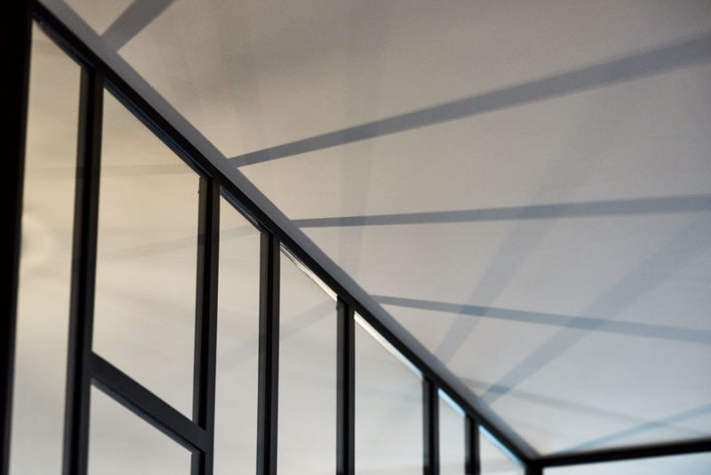 détail de la verrière sur mesure